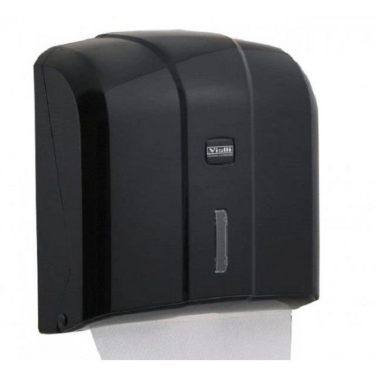 Диспенсер Vialli-КH300B для бумажных полотенец Z сложения (черный)