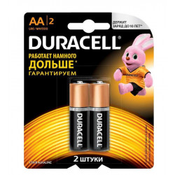 Батарейки Duracell SIMPLY AA 2X10CRD MON 2 шт. в упак.