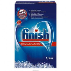 Соль для посудомоечных машин "Finish", 1,5кг